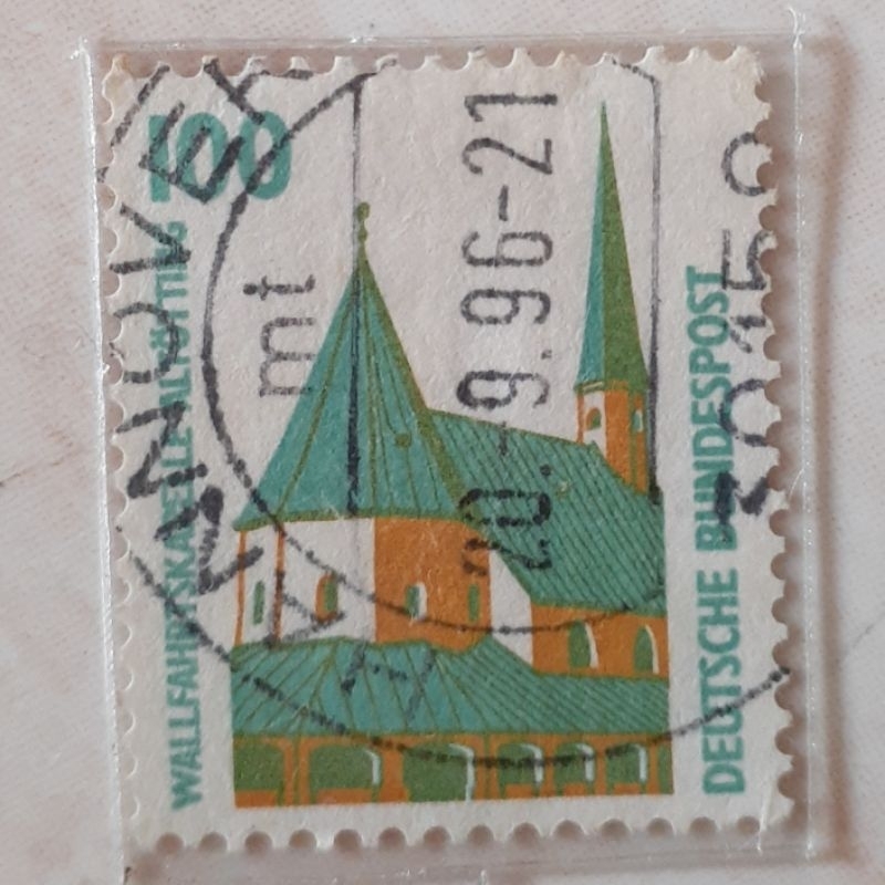 

(J1) Perangko Jerman Sights (Pilgrimage Chapel, Altötting) Tahun 1989