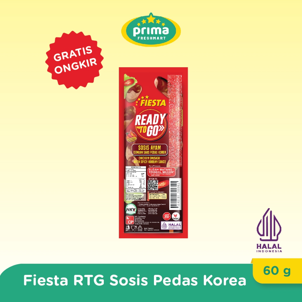 

Fiesta Rtg C/Spicy Korean 60 Gr