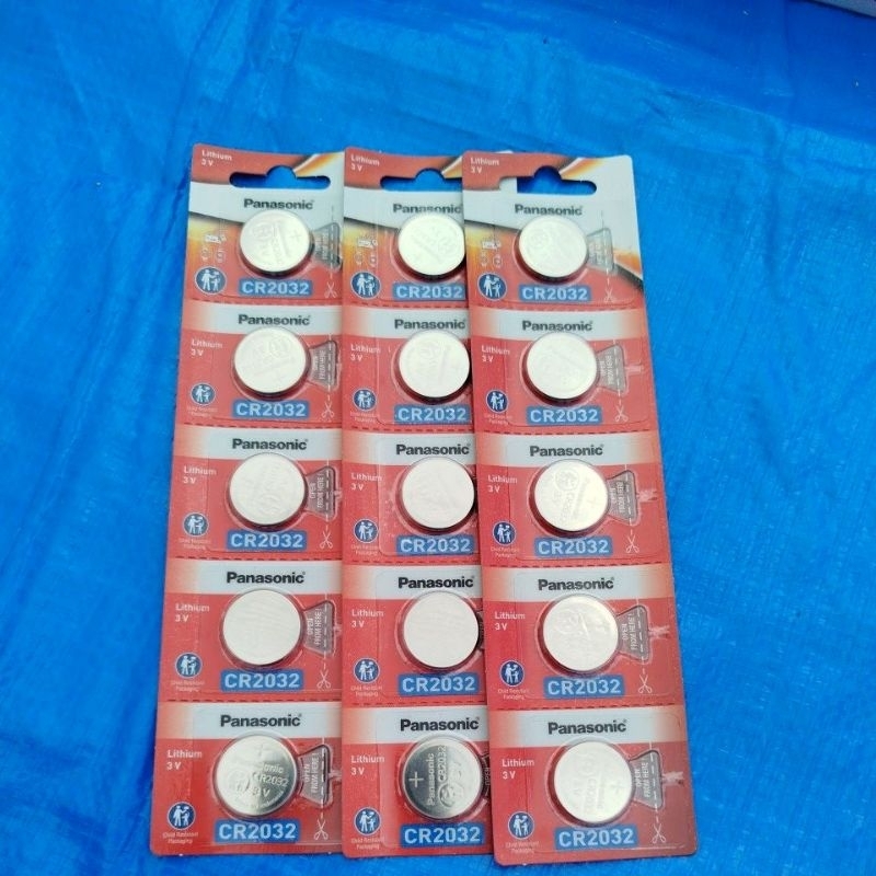 Baterai Panasonic CR2032 Original / Panasonic CR 2032 Batrai Battery Batre Panasonic CR2032