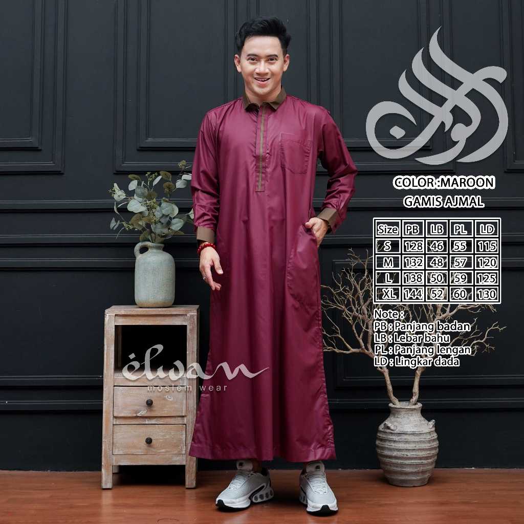 GROSIR BUSANA ELWAN | GAMIS AJMAL PREMIUM | GAMIS MOTIF TERBARU GAMIS PRIA DEWASA