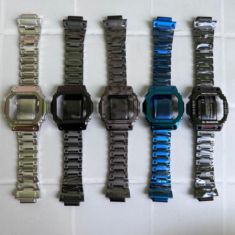 bnb metal g5600 gwm5600 glx5600 dwd5600 bezel strap stainles g-shock g-5600 glx-5600 gw-m5610 dw-d56