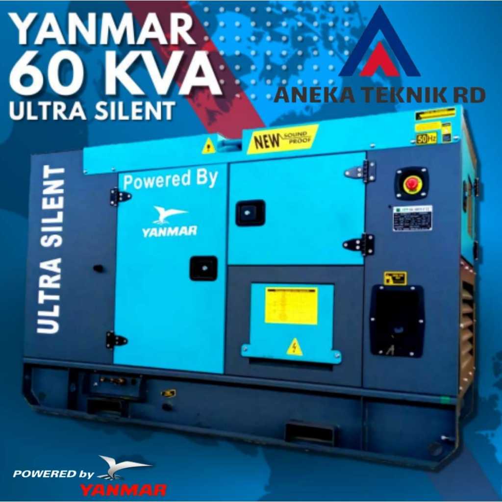 Genset 60KVA Yanmar Diesel - Ultra SIlent