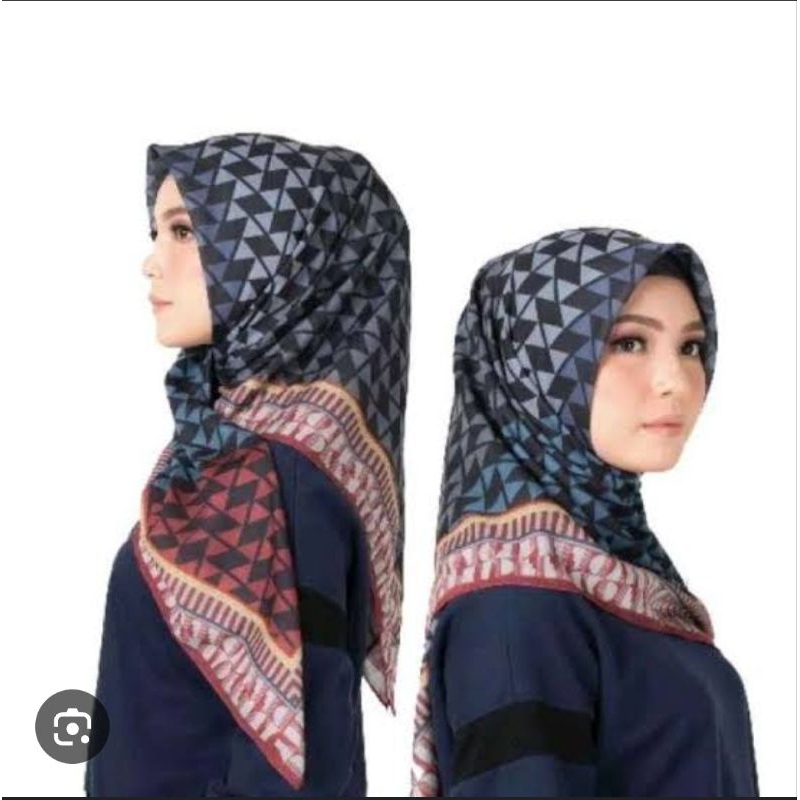 HIJAB DEENAY MOTIF NAWA GREY
