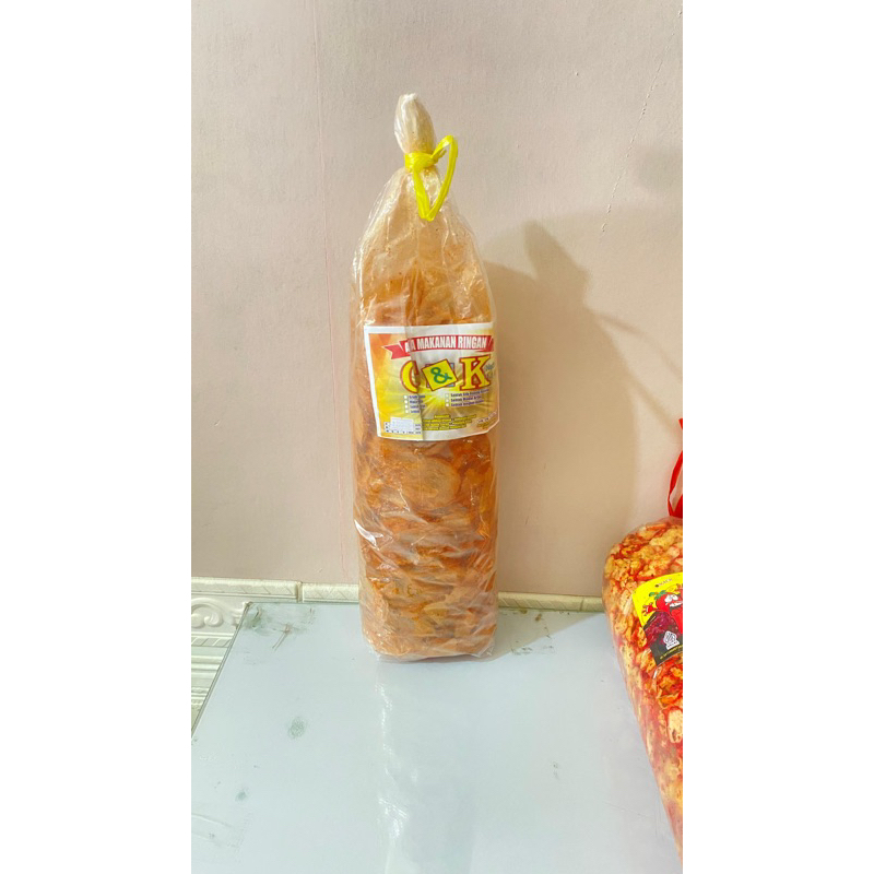 

keripik kaca pedass full bumbuu 1kg dan 1Bal (1,5kg)