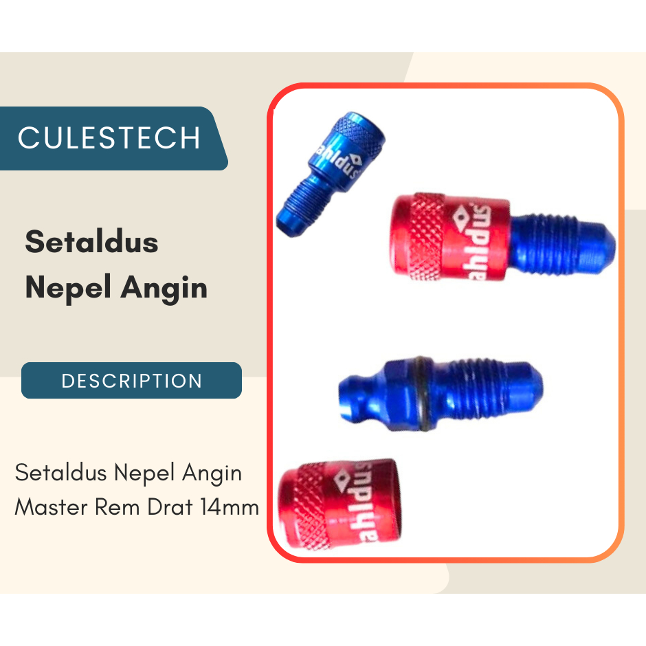 Setaldus Nepel Angin Master Rem Drat 14mm ( Good Quality )