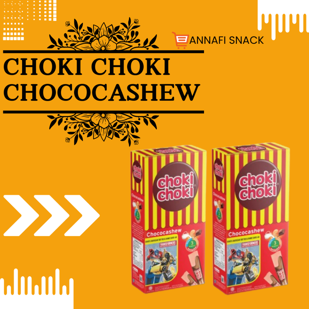 

CHOKI CHOKI CHOCOCASHEW ISI 20 // COKLAT PASTA KACANG MEDE