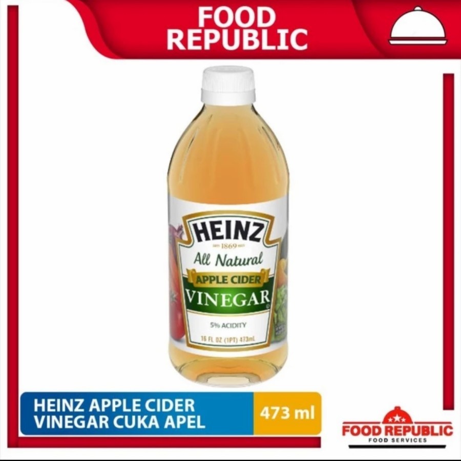 

HEINZ APPLE CIDER VINEGAR / CUKA APEL 473ML PREMIUM