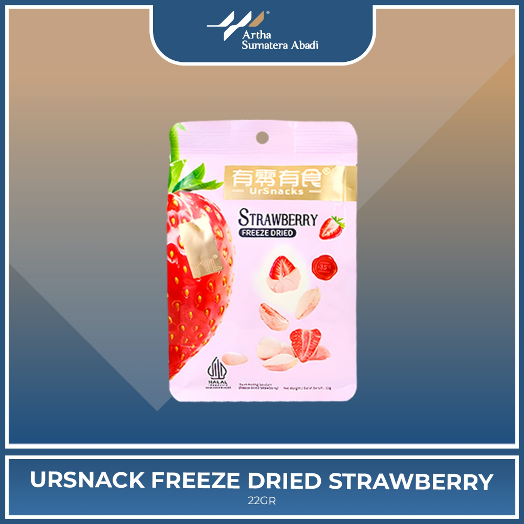 

URSNACK FREEZE DRIED STRAWBERRY 22GR