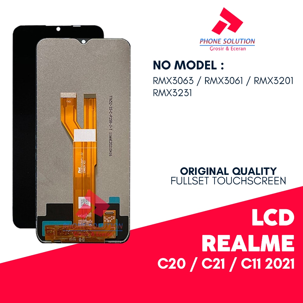 LCD Realme C20 / LCD Realme C21/ LCD Realme C11 2021 - Fullset Touchscreen Garansi 1 Bulan