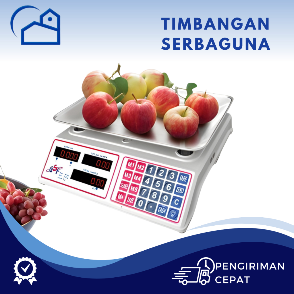 HOMESTATION - Timbangan Barang Laundry Sembako Serbaguna - Timbangan Digital 30KG 40 KG GSF AXLO