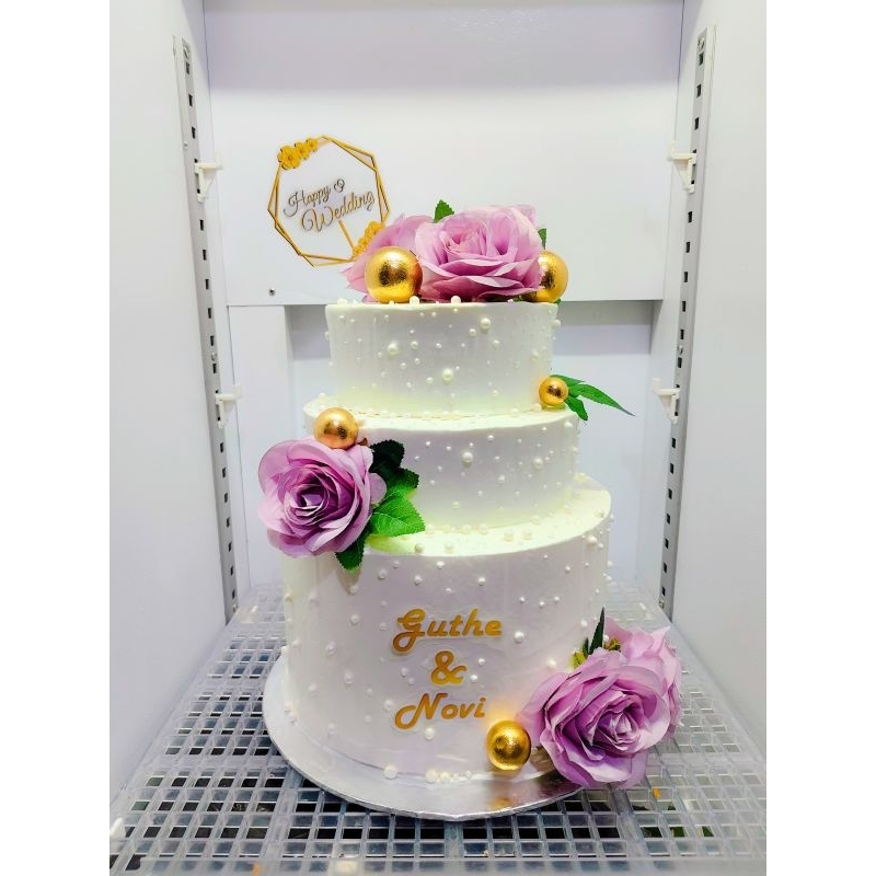 Kue Pengantin, Wedding Cake, Kue Pernikahan, Kue Anniversary