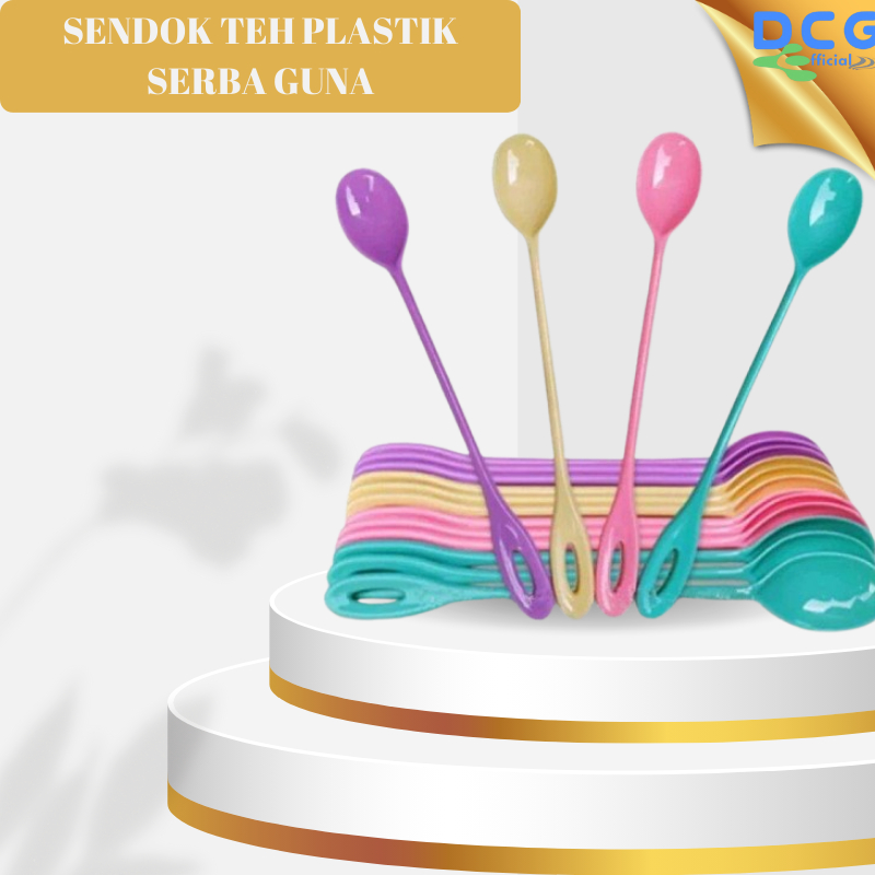 SENDOK TEH PLASTIK SENDOK TEH KOPI PLASTIK SENDOK JUICE SENDOK SERBA GUNA
