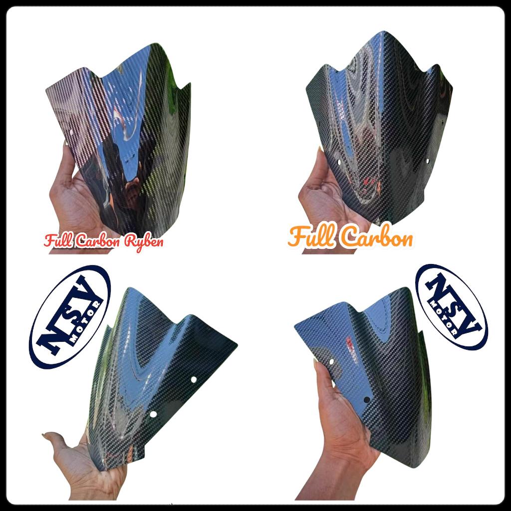 VISOR WINDSHIELD SATRIA FU FACELIFT CARBON FULL AKRILIK PNP SATRIA FU FACELIFT SATRIA FU 150 FL