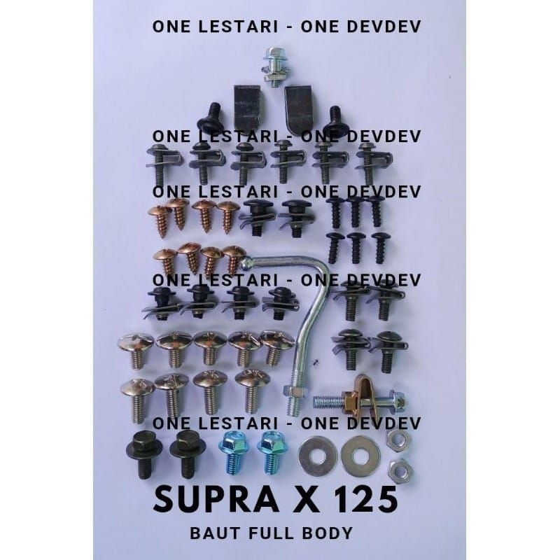 baut full body Supra x 125 batmen / baut full body Supra x 125 lama