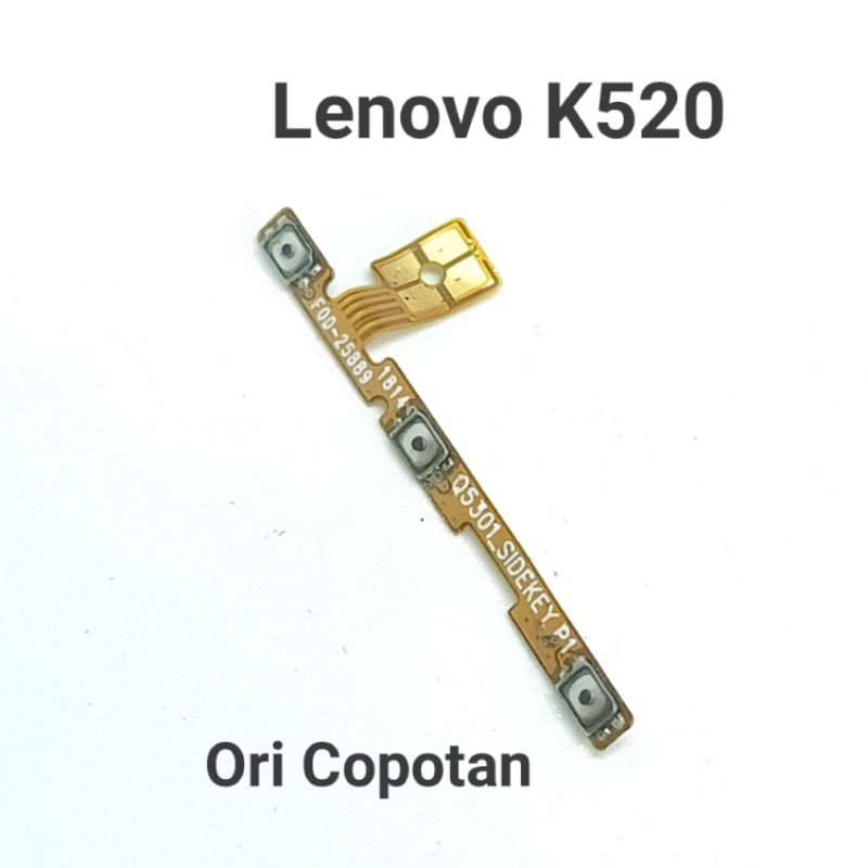 Fleksibel Flexible on off volume Lenovo S5 k520 K520t Ori Copotan