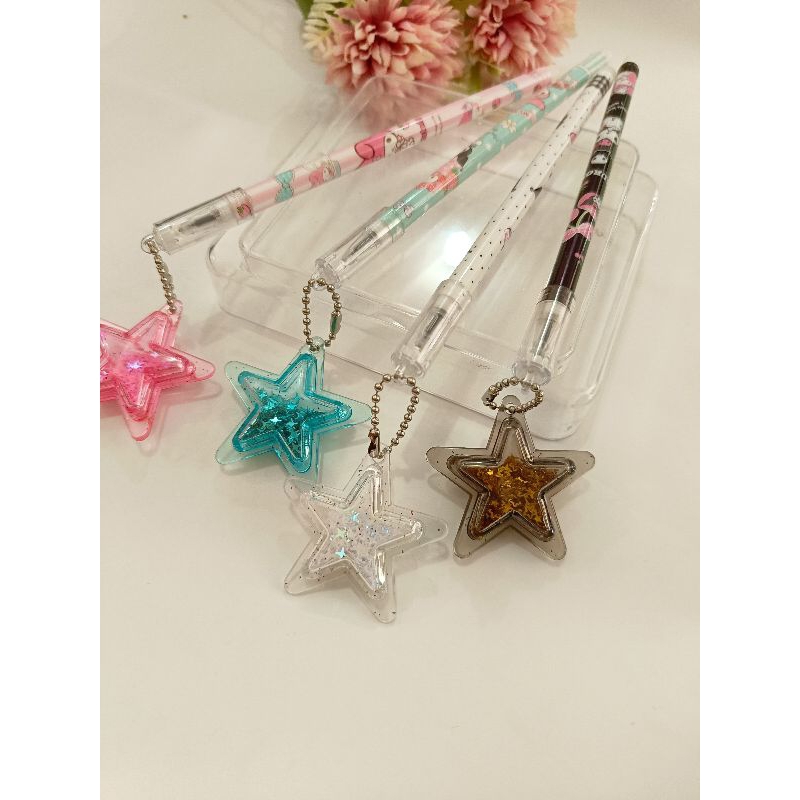 

Pen Gel gantung glitter bintang