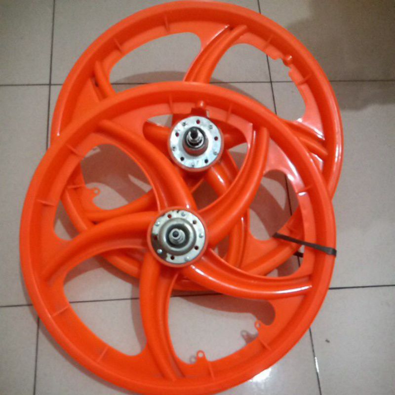 velg /roda sepeda bmx 20 racing plastik model kipas