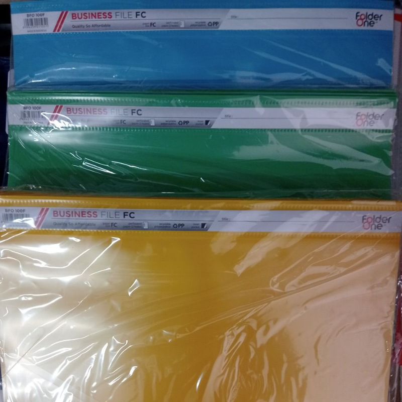

Bussines file Folder One BFO 100F (isi 12pcs) Warna Biru/Hijau/Kuning (bebas pilih warna)