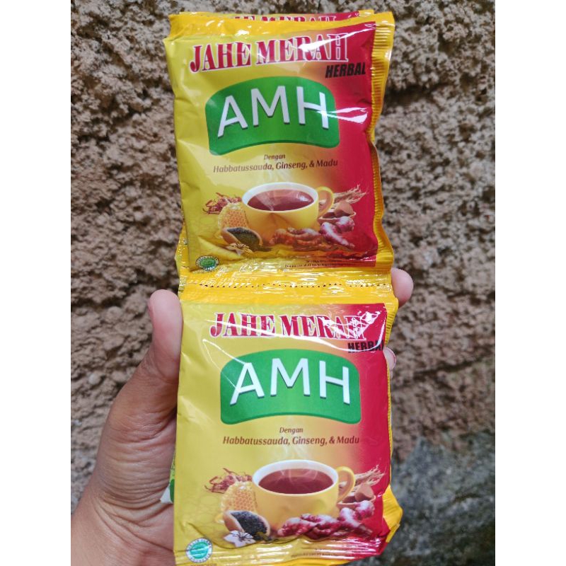 

AMH Jahe Merah Herbal 1 Renceng isi 10 sachet