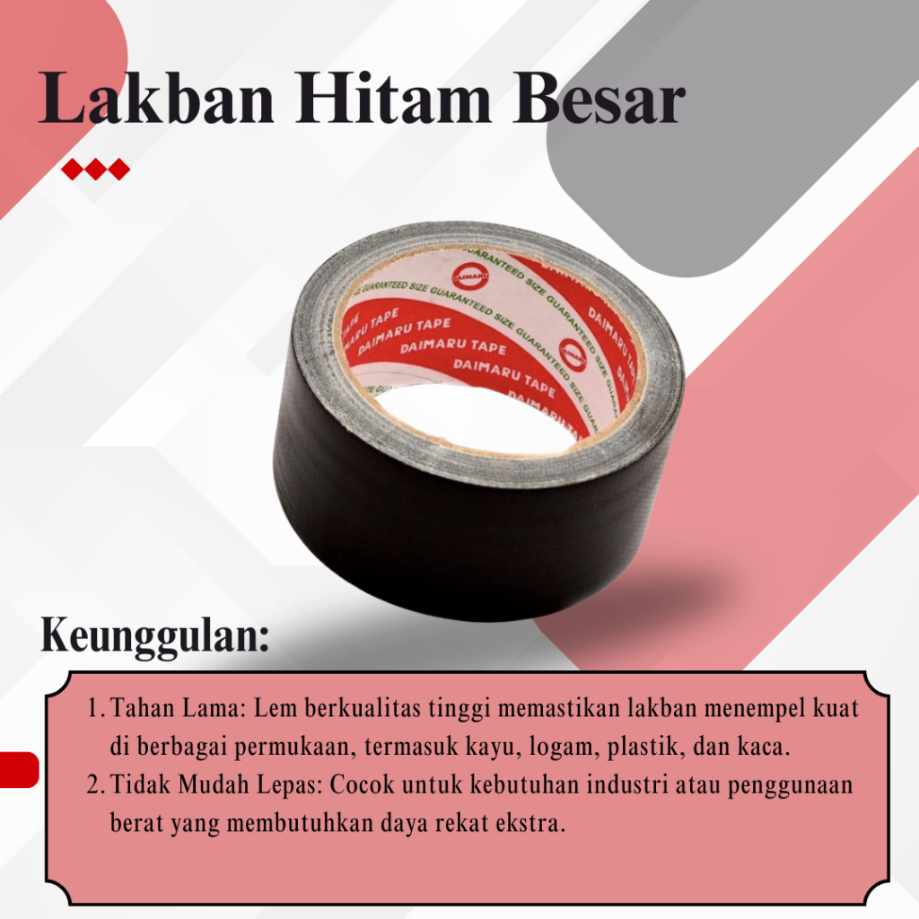 

Lakban Hitam Tebal