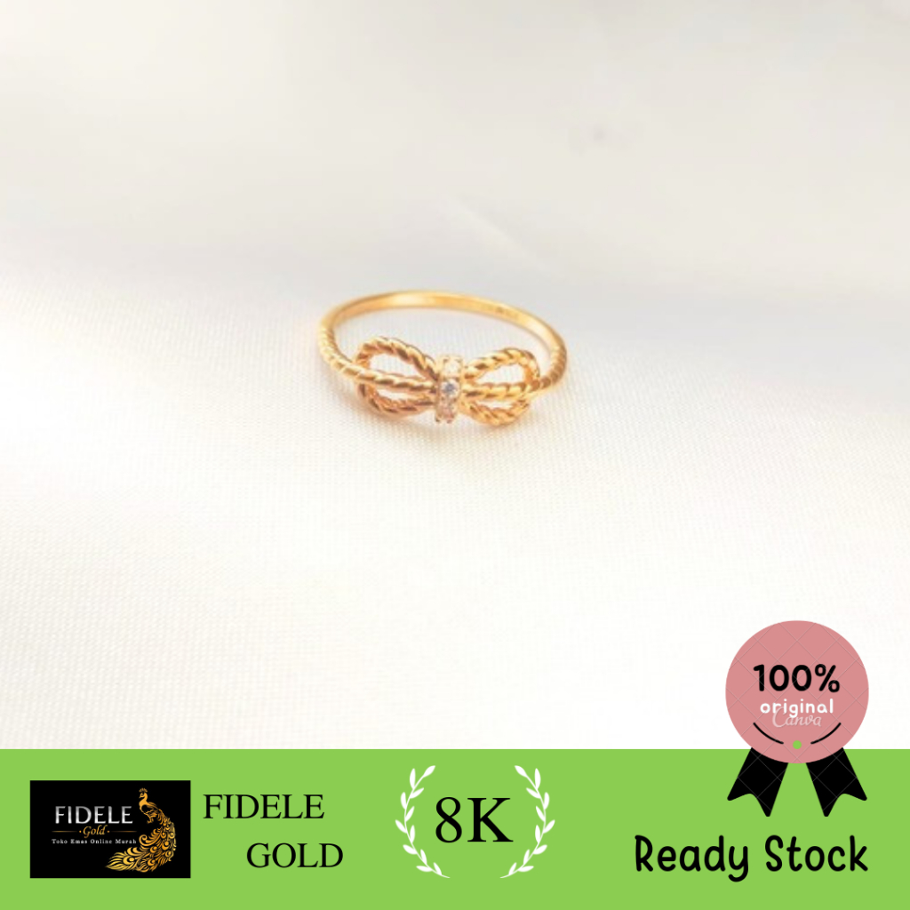 Cincin fashion pita emas asli ubs gold surabaya emas 375 emas 8karat