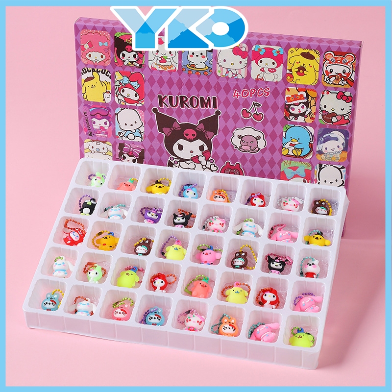 YKO 40Holes Box Random Surprise Lucky Toblos Mainan Boneka Bingo Blind Box