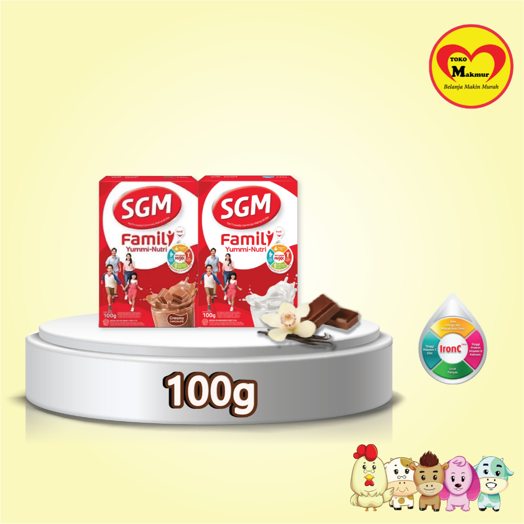 

Sgm Family Yummi Nutri Vanila / Coklat 100gr / Toko Makmur Pondok Jati