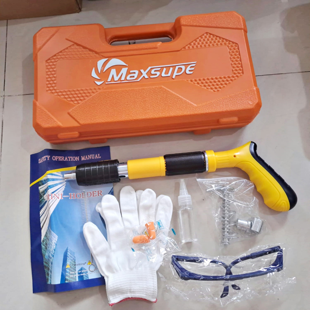 MAXSUPE T500 RAMSET gun Alat paku tembak dinding beton cor concrete besi Nail gun Stampset stempset