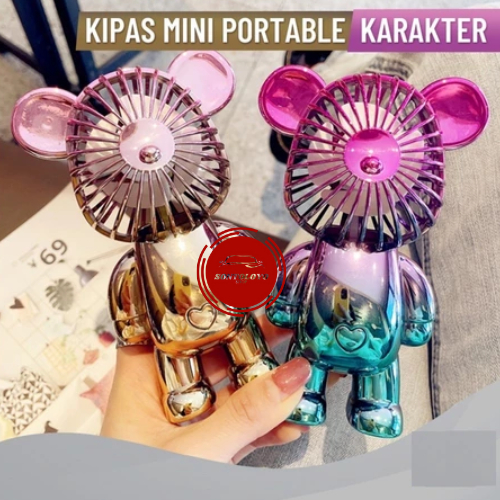 Kipas Angin Mini Genggam Elektrik Orso Cooling Fan Pendingin Super Kencang 3 Kecepatan Awet Tahan La