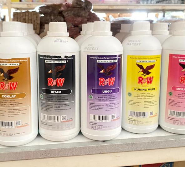 

PEWARNA PANGAN MERK R&W 750ML