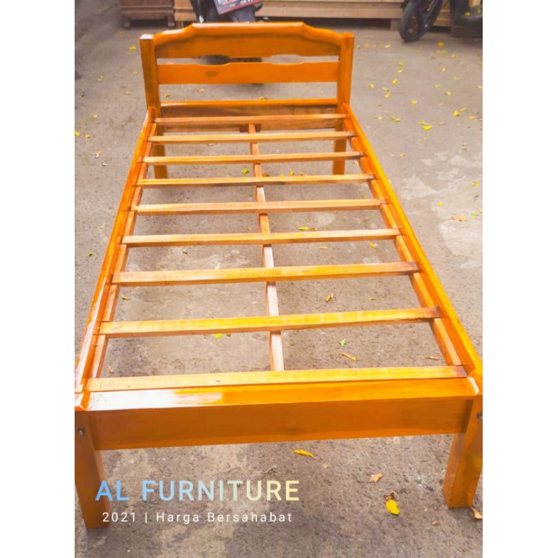 Ranjang Single 90x200 Jati