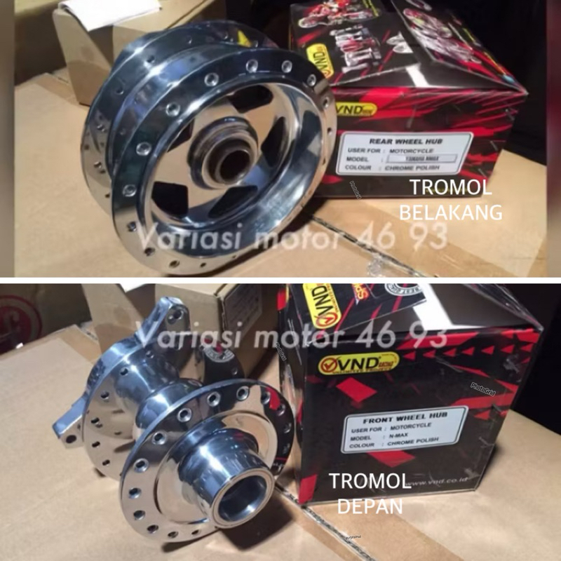 tromol vnd nmax new / nmax old lama tromol original vnd yamaha nmax 155 old
