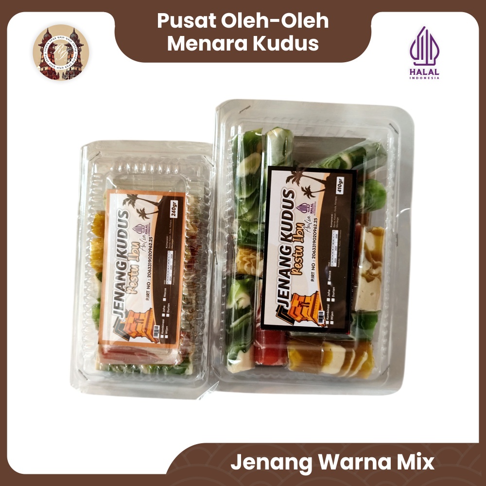 

Jenang warna Mix Khas Kudus halal murah