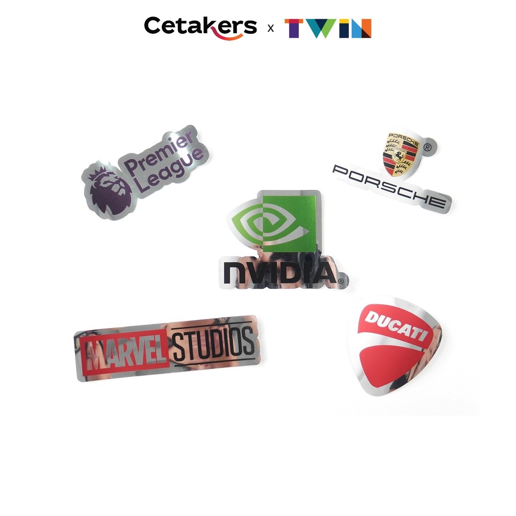 STIKER CHROME SILVER