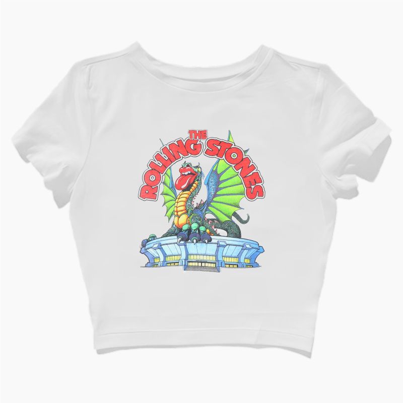 CROP TOP THE ROLLING STONE NAGA | BAND METAL MUSIK ROCK | GRUNGE | CROPTOP | CROP TEE SLIM FIT STYLE