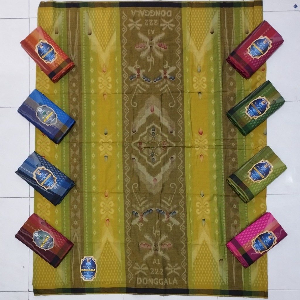 Sarung donggala a1 222 motif toraja original habib abdillah