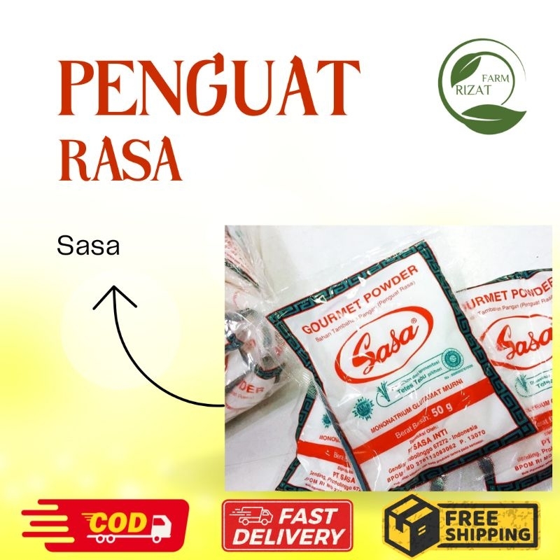 

[Dikirim Instant] Vetsin Micin Sasa 50 gr MSG