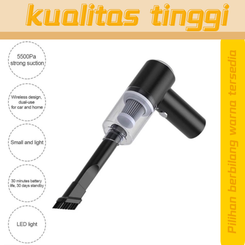 120w Penyedot Debu Mobil Penyedot Debu Portabel Alat Penyedot Debu Serbaguna Vacuum Cleaner Portable