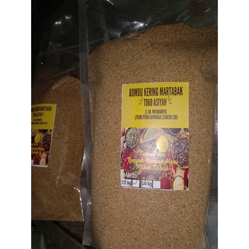 

bumbu kering bumbu daging martabak telor padang rempah enak harum