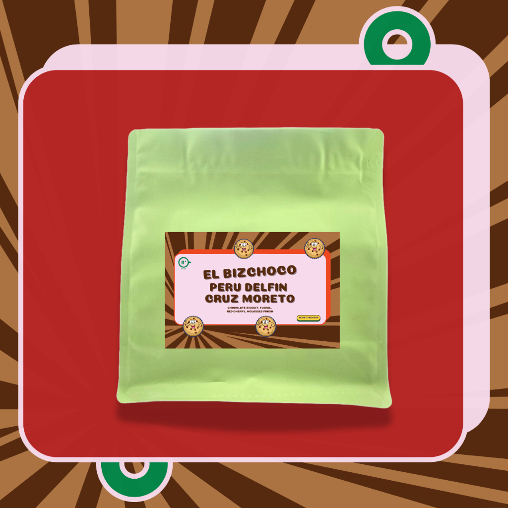 

Kopi Arabika EL BIZCHOCO PERU CRUZ DE CHALPON HONEY kopi Bubuk Biji Arabica Roasted Coffee Beans Single Origin by Wilcoff 1 kg