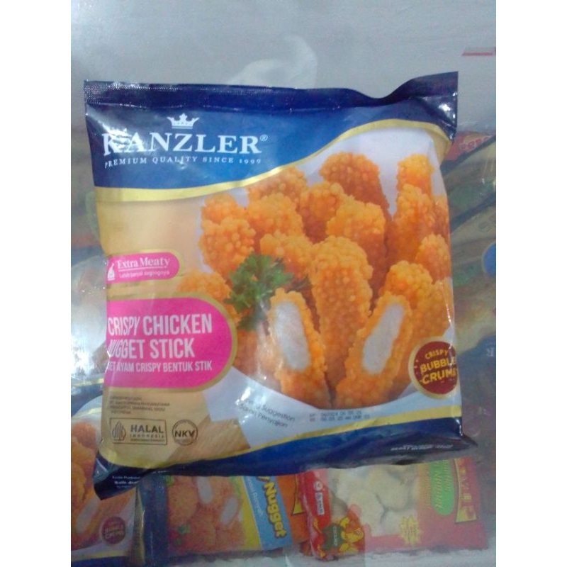 Crispy Chicken Nugget Stick Kanzler 450gr / Naget Stick Kanzler