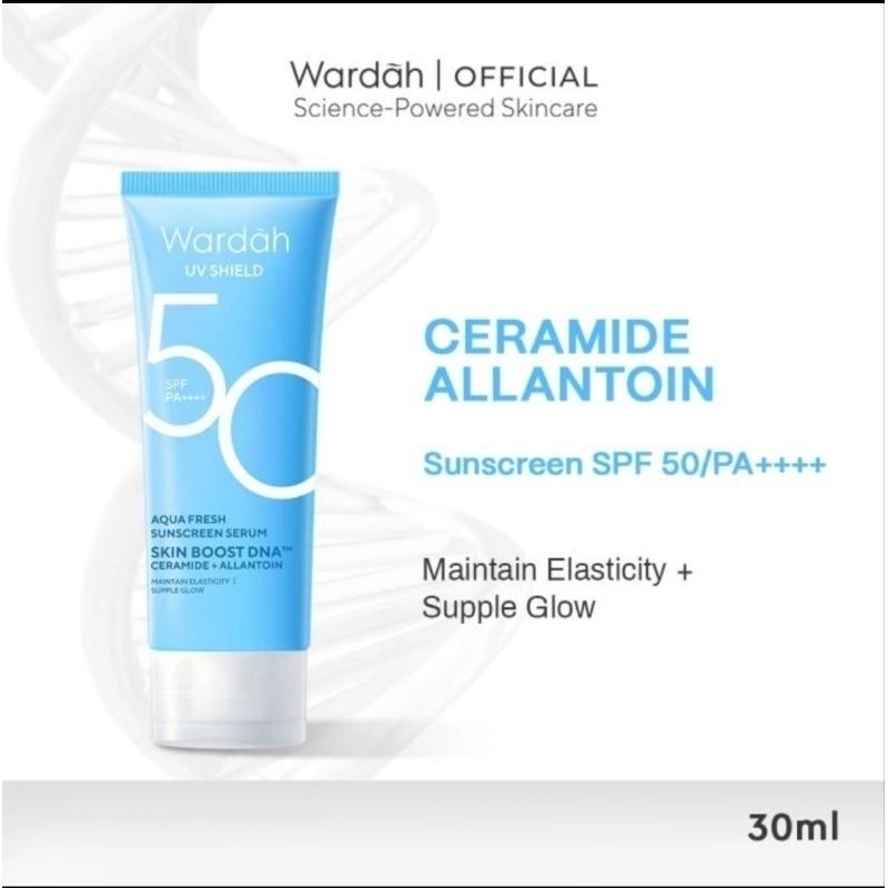 sunscreen Wardah SPF 50 Aqua fresh sunscreen serum