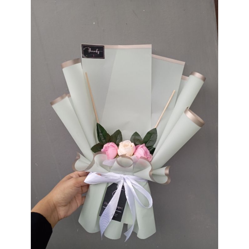 bouquet bunga kosongan / buket coklat kosongan / buket uang / kerangka buket murah