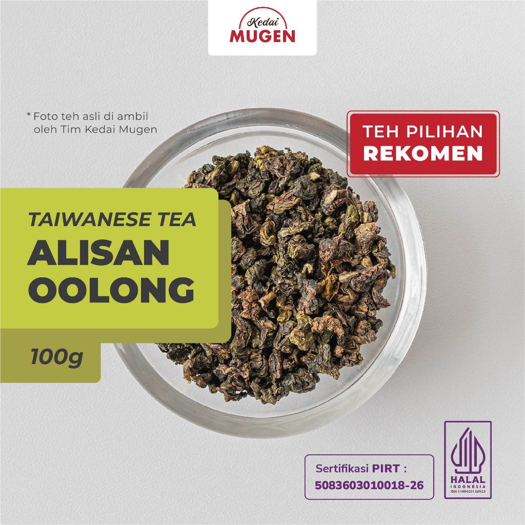 

Kedai Mugen - Alishan High Mountain Oolong Tea | Teh Olong Alisan | Chinese Tea 100g
