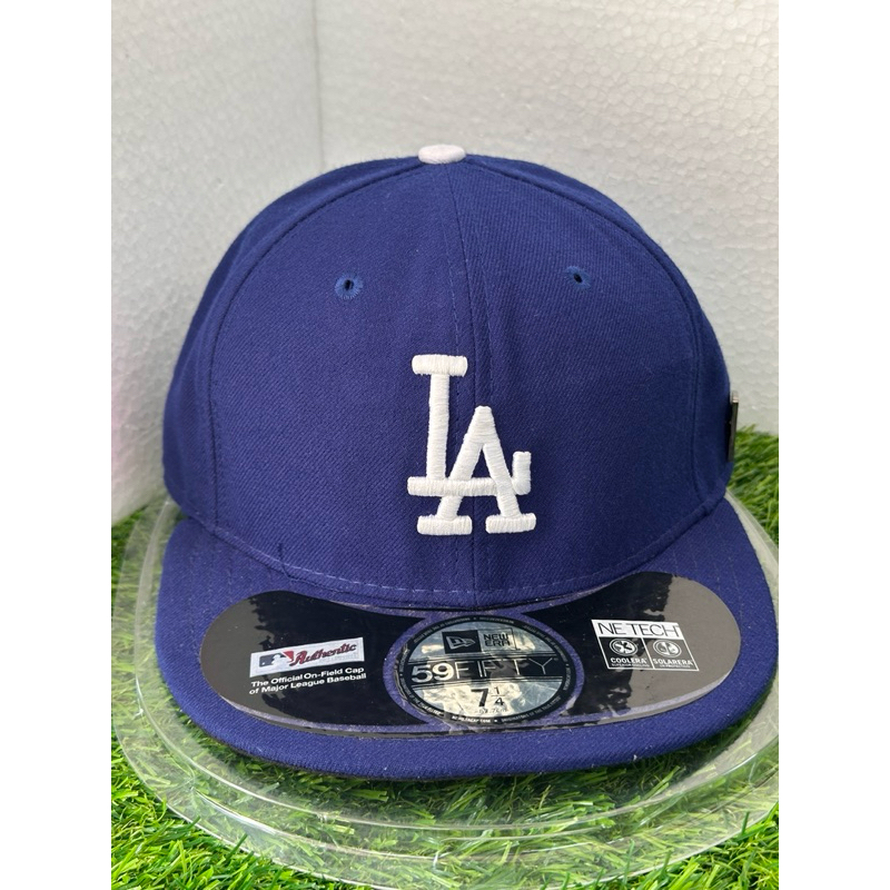 topi New Era Snapback LA Dodgers Build Up Size 7 1/4 ,Official on field cap 100% original made in us