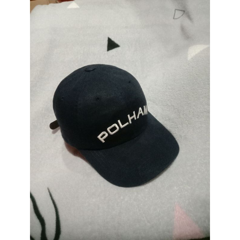 Topi Polham Second Original cap Model Baseball buat casual dan olahraga Warna biru navy Bahan katun