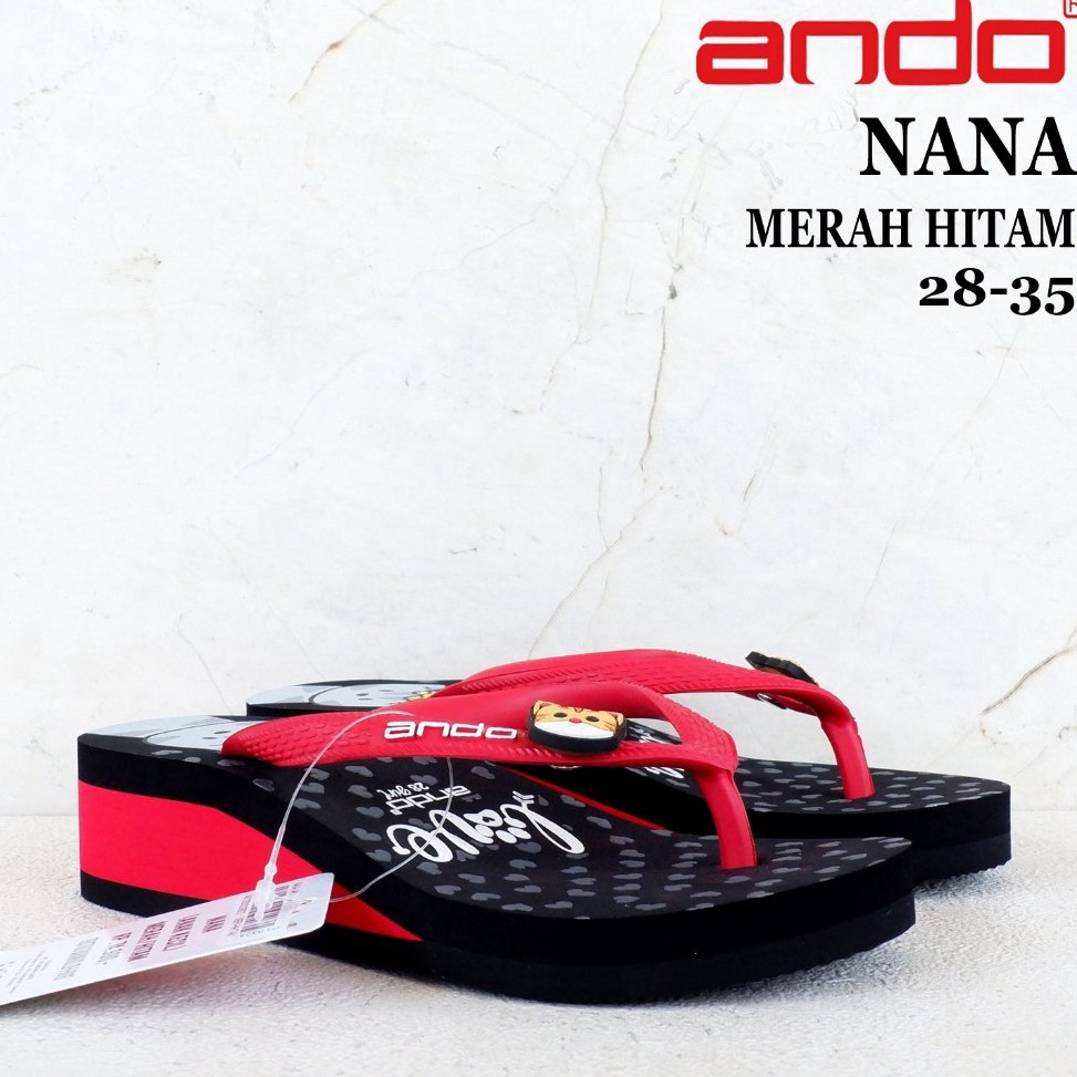 KODE E47E Sandal Anak ANDO  size 2835  NANA  LIZZIE  NICE QUEEN  sandal japit anak  sandal anak ando