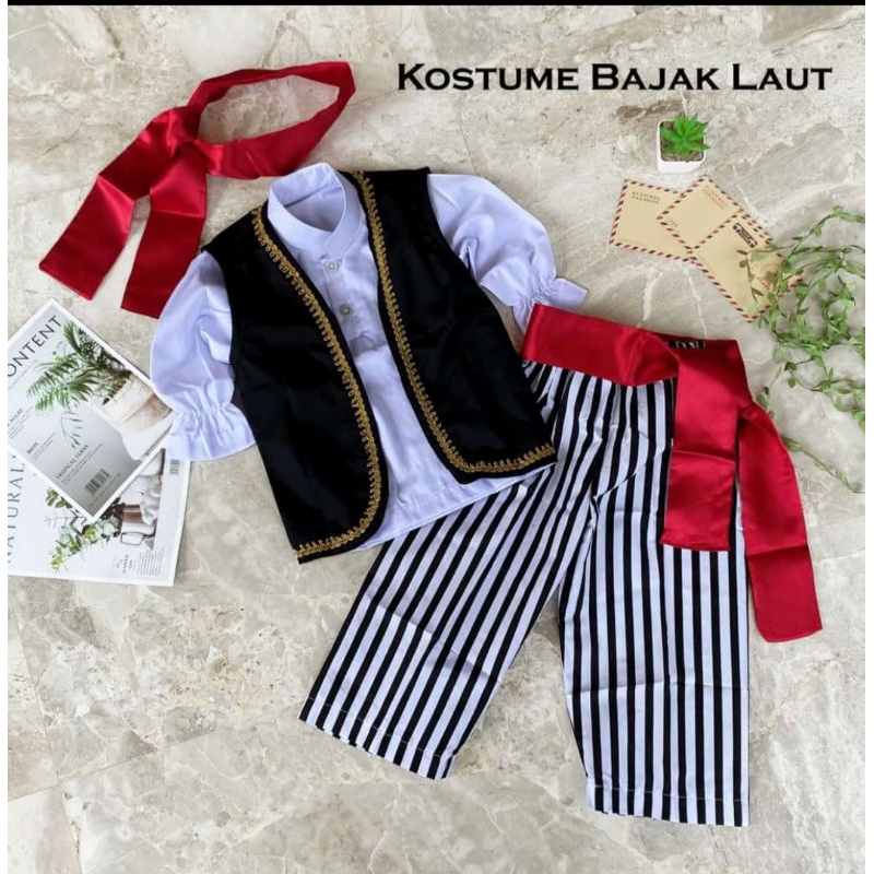 Kostum Bajak Laut | Kostum Kapten Bajak Laut | Kostum Halloween | Kostum Pirates of the Caribbean | 