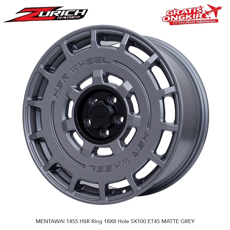 Velg Mobil Ring 18 Hsr Wheel Mentawai R18 Pelek Rally Look Untuk Xenia Veloz New Brz Altis
