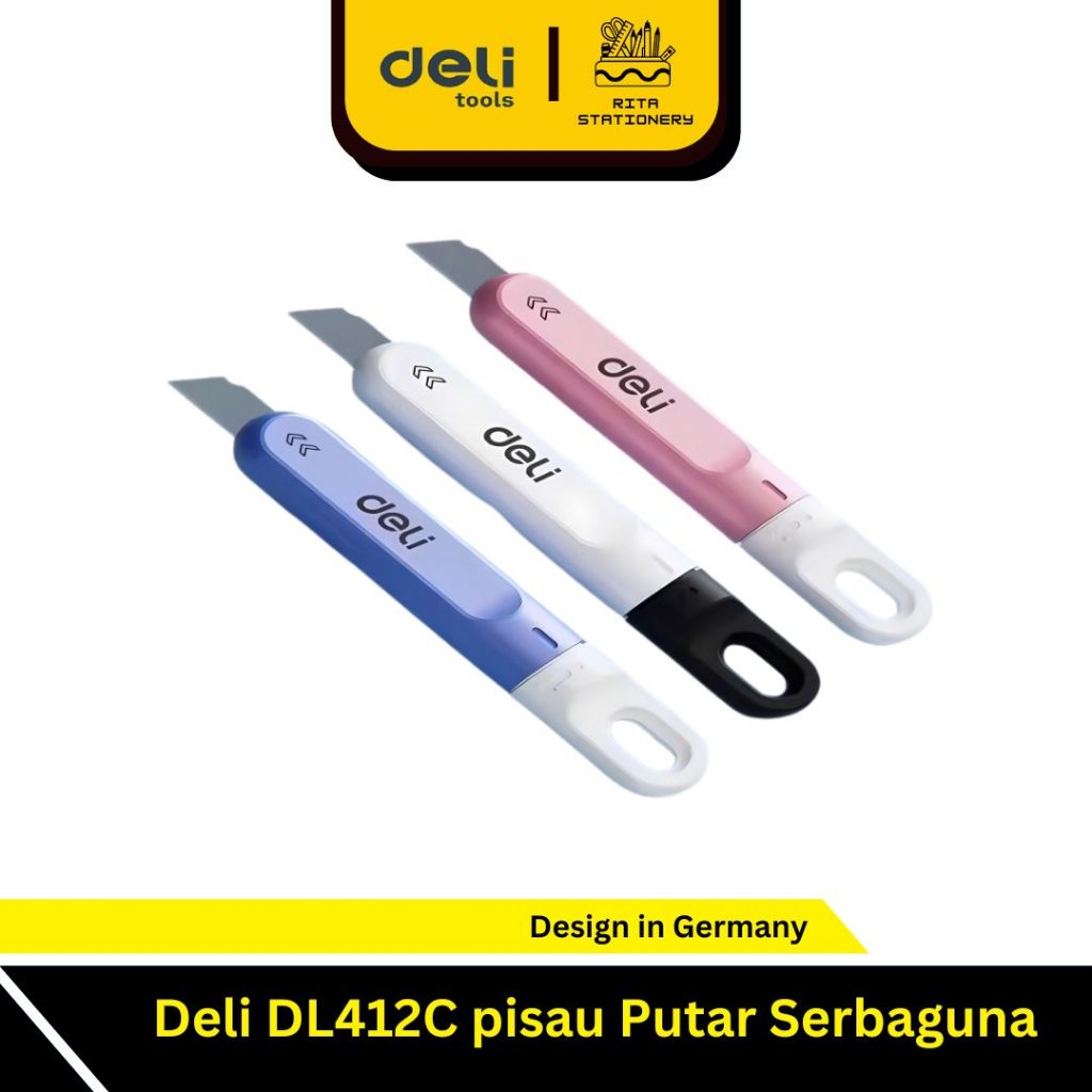 

Deli DL412C pisau mini Putar Serbaguna